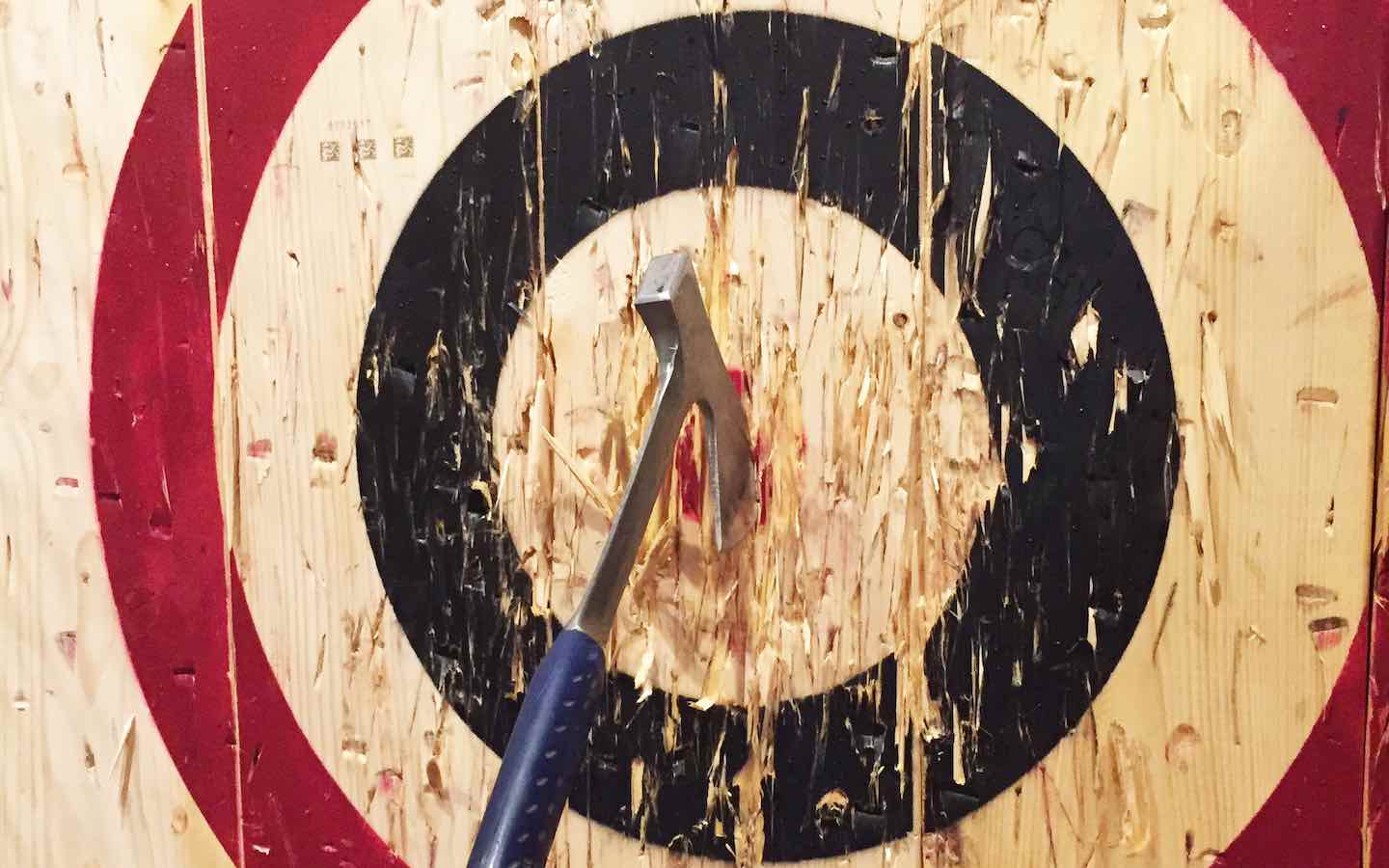 AlleyTrak and Axe Throwing Target Rentals